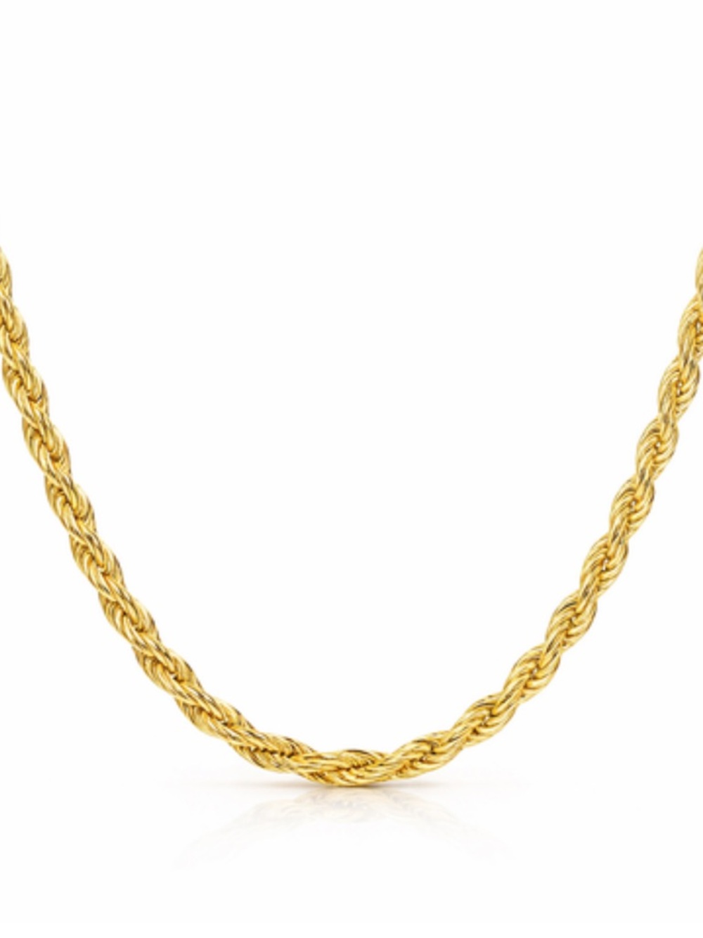Nordstrom Rack Shimmering Gold Rope Necklace - Picture 5 of 5